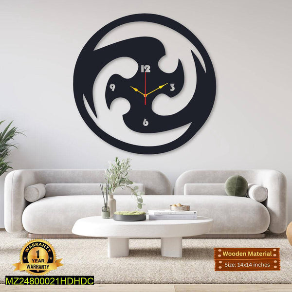 Round ninja wall clock