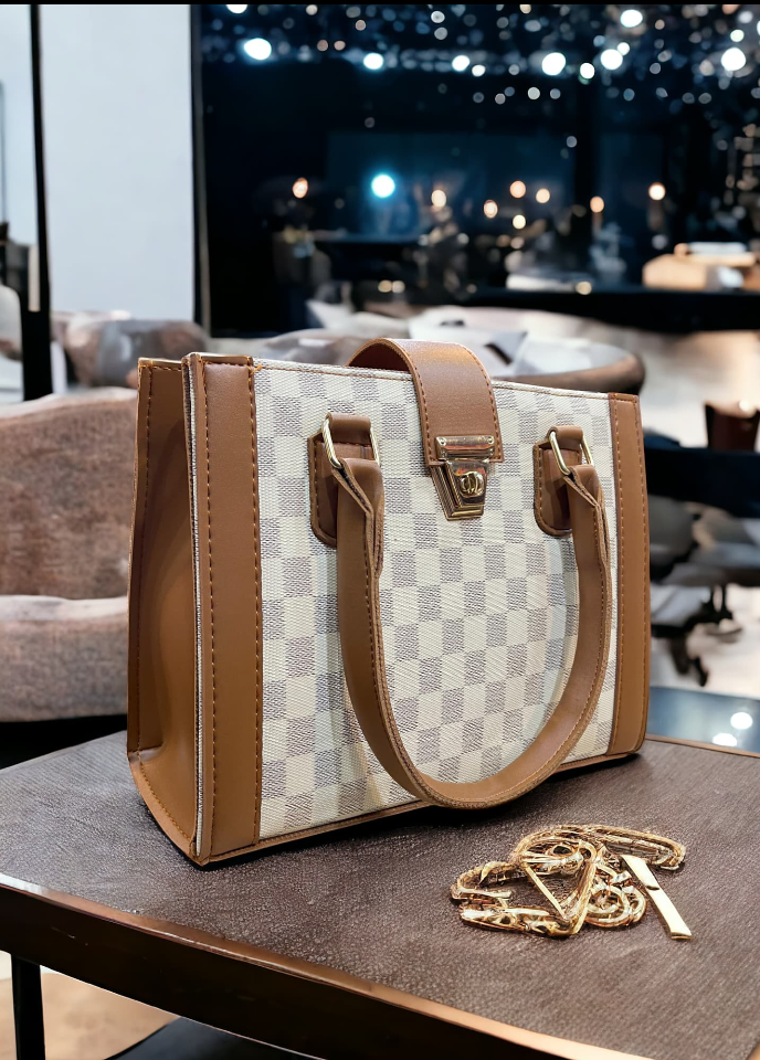 Chess Box Design Handbag: Stylish, Unique, and Playfully Chic