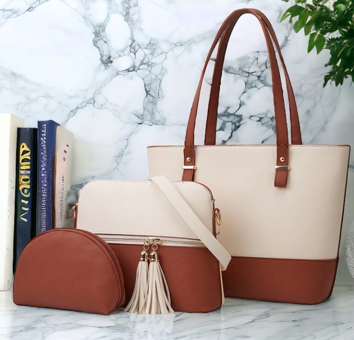 Icon 3-Piece Handbag Set: The Ultimate Statement Trio"?