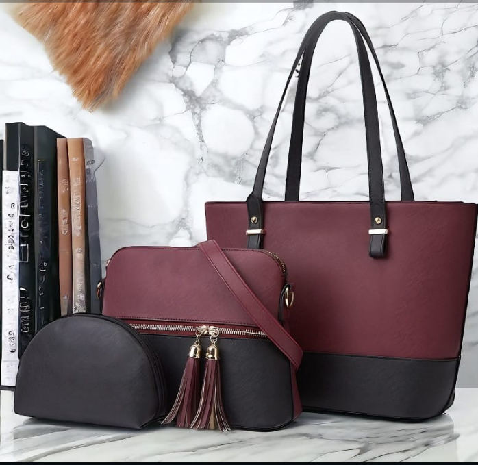 Icon 3-Piece Handbag Set: The Ultimate Statement Trio"?