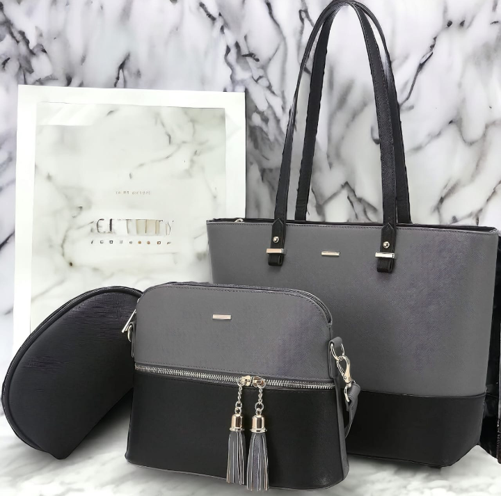 Icon 3-Piece Handbag Set: The Ultimate Statement Trio"?