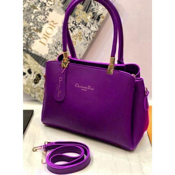 Women Rexine Plain Hand Bag