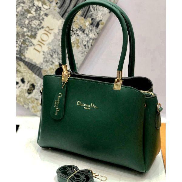 Women Rexine Plain Hand Bag