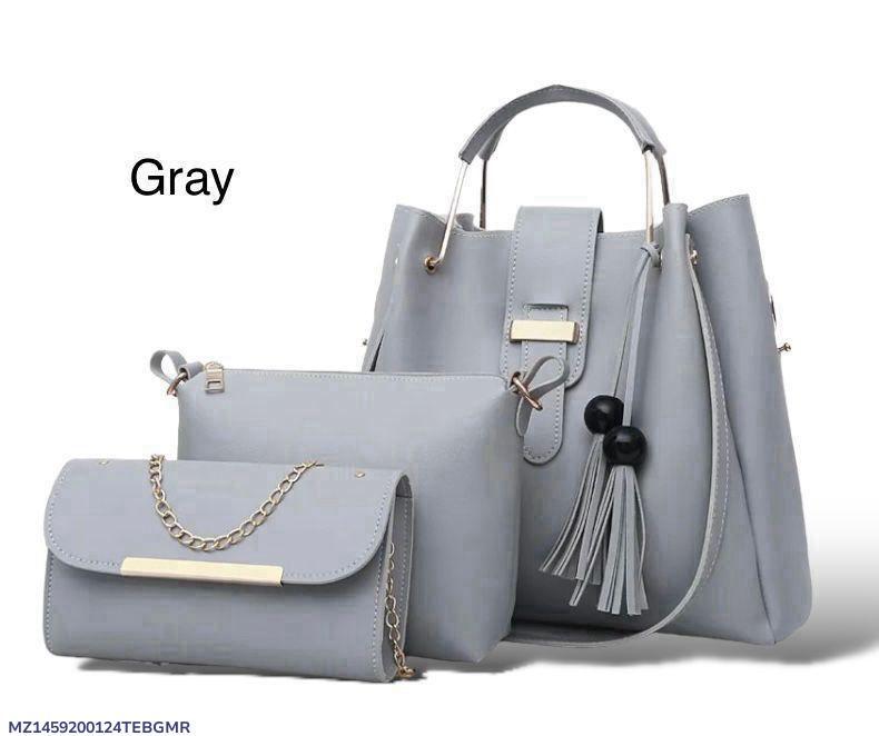 women's remix plain hand bag set