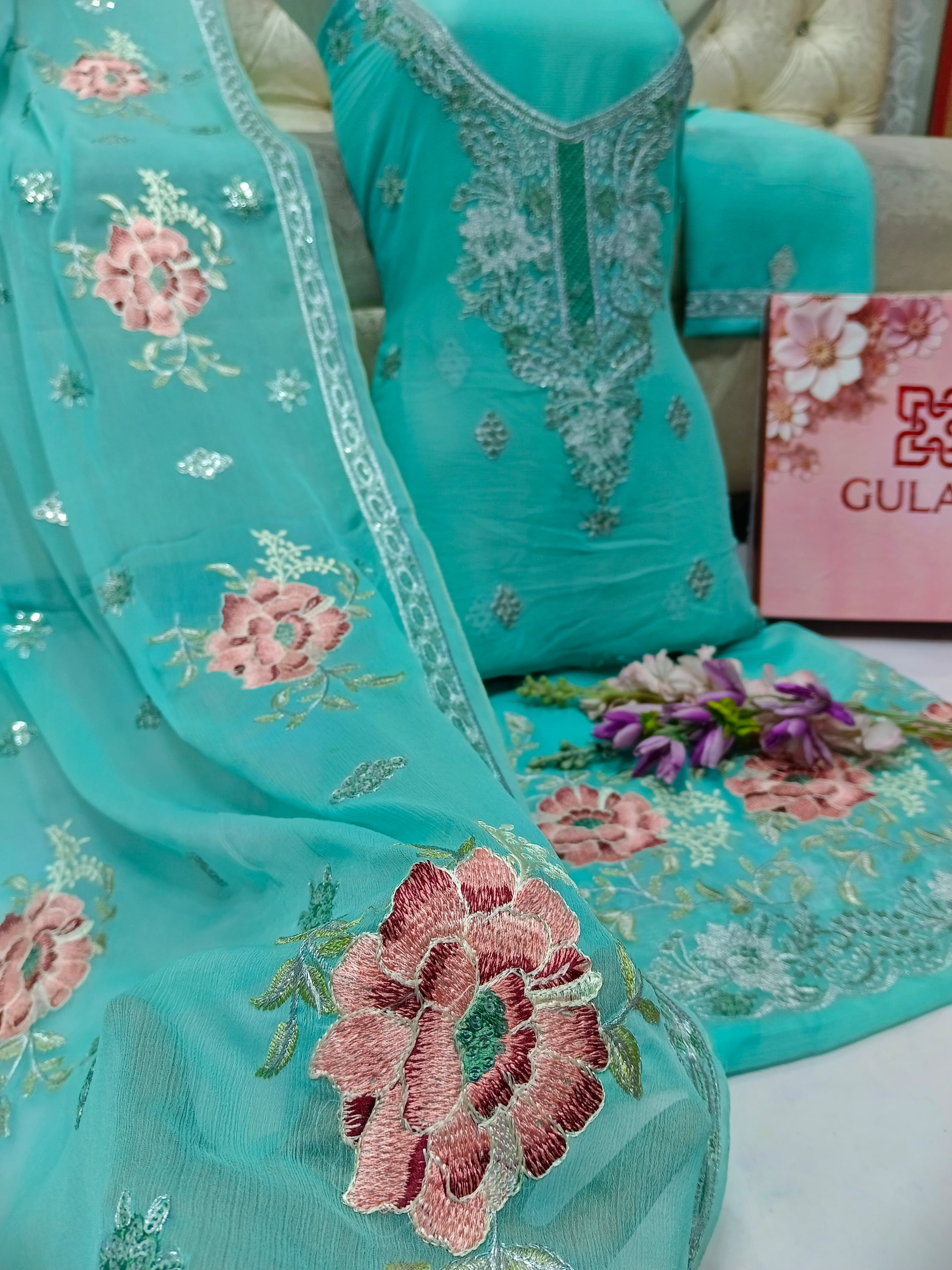 Beautiful Bareeze Embroidered Chiffon Collection