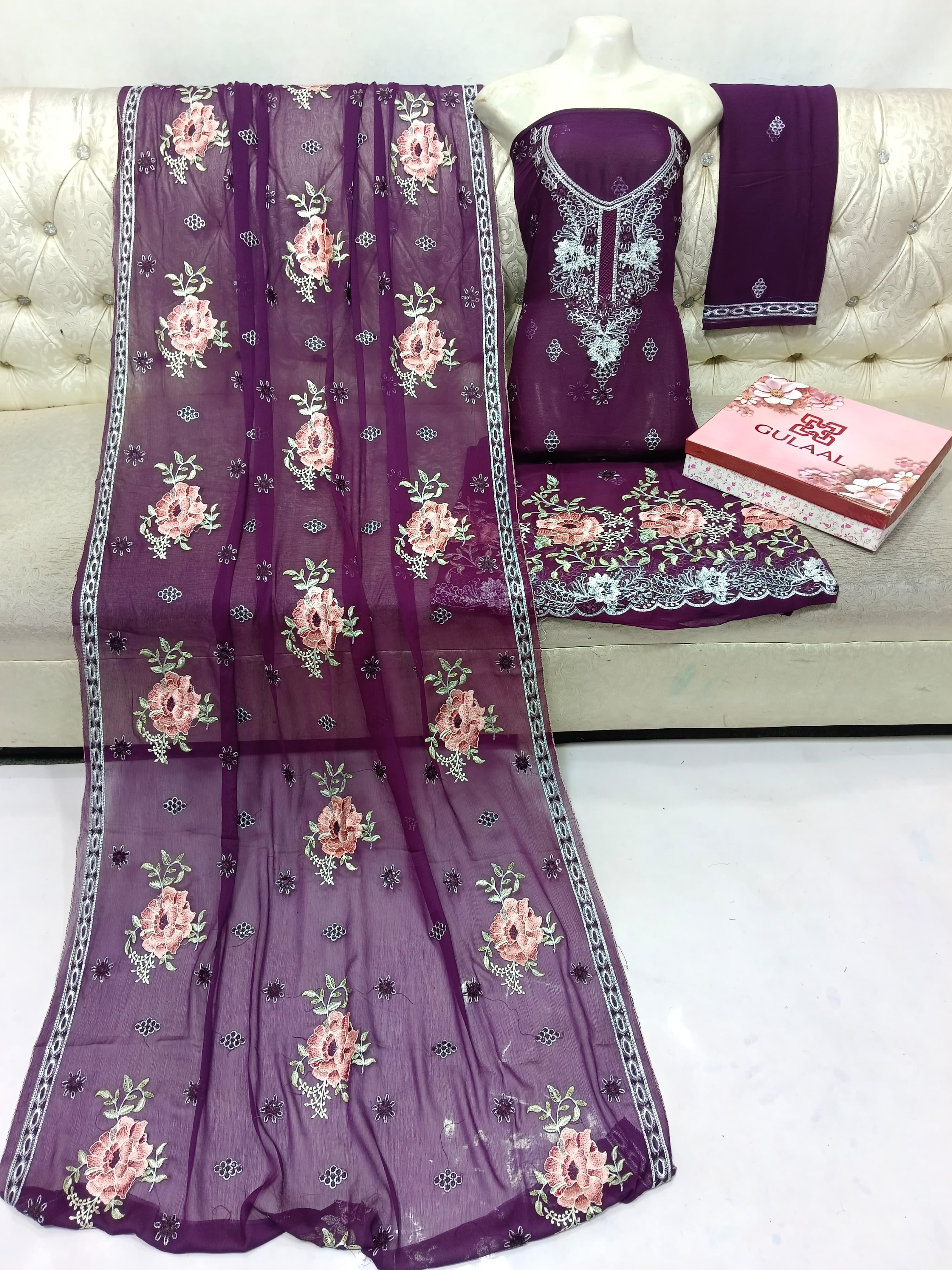 Beautiful Bareeze Embroidered Chiffon Collection