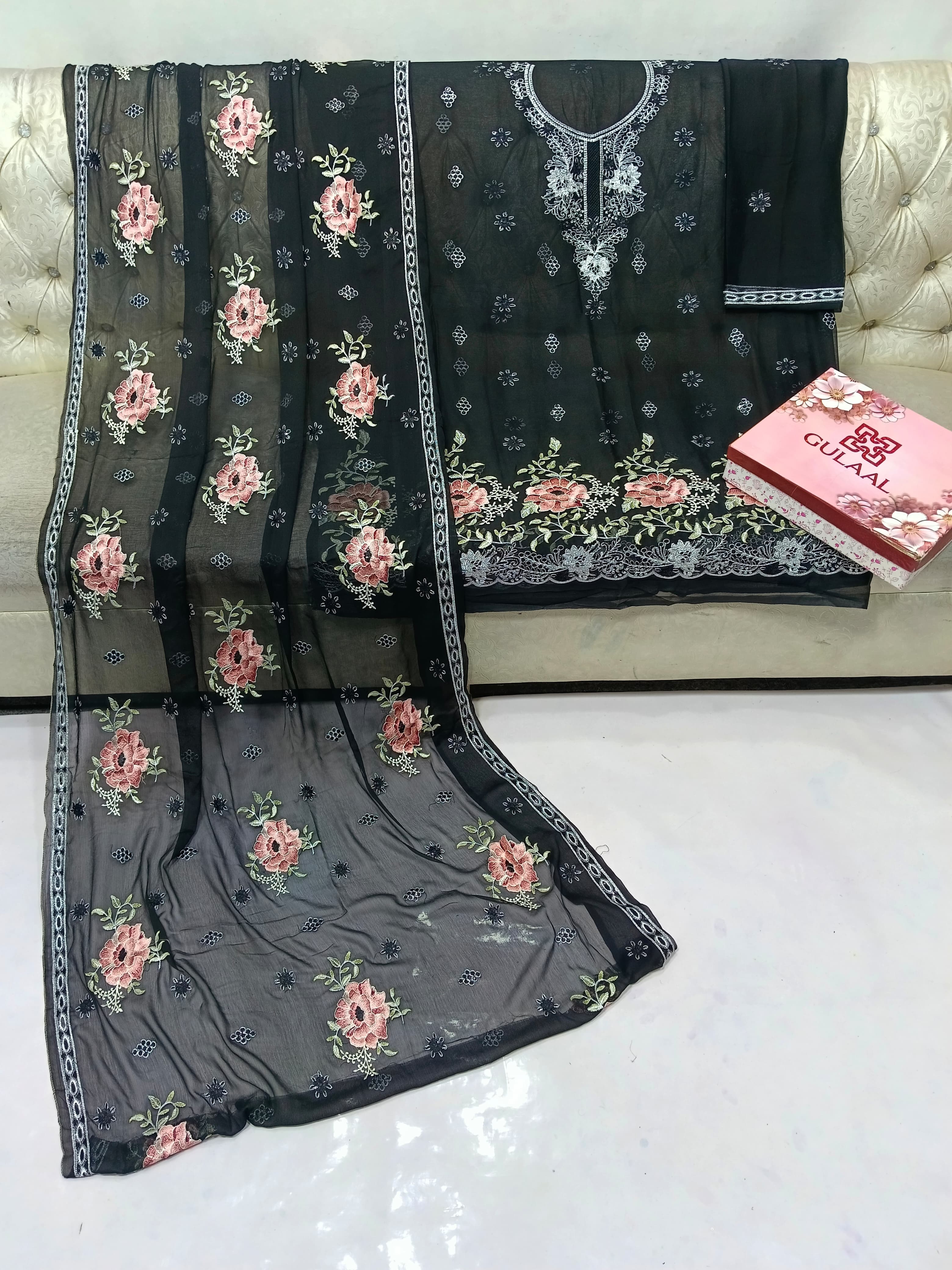 Beautiful Bareeze Embroidered Chiffon Collection