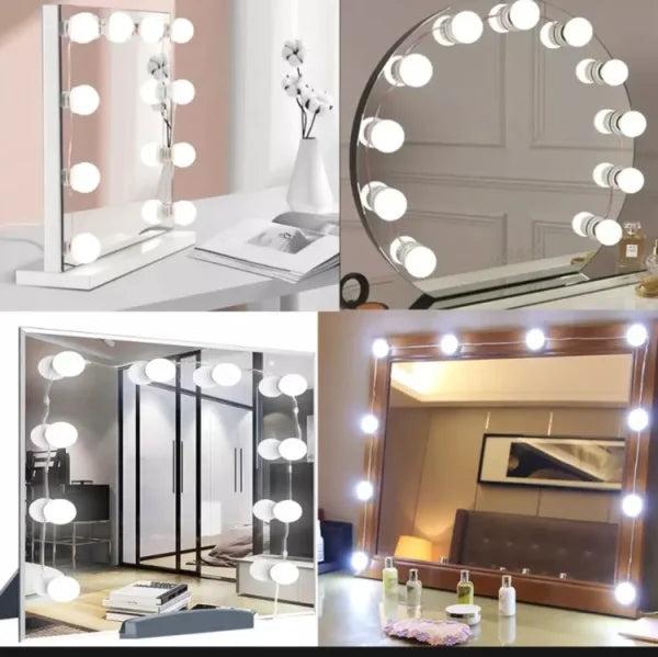 Changeable Luminance 3 Colors Led Usb String Dimmable Vanity Light